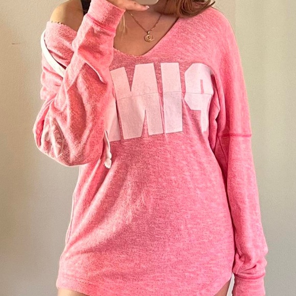 PINK Victoria's Secret Other - Oversized Pink Beach Hoodie Coverup